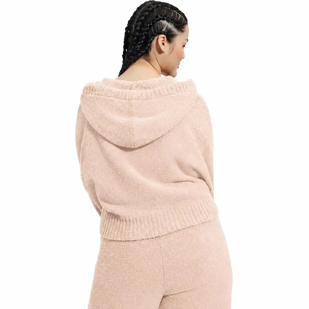 UGG Sherpa Fluff Hoodie & Wide Leg Lounge Set Pink Cozy Luxe Matching Set S